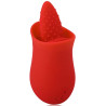 Generique Stimulateur de clitoris Tongue Flower Rouge